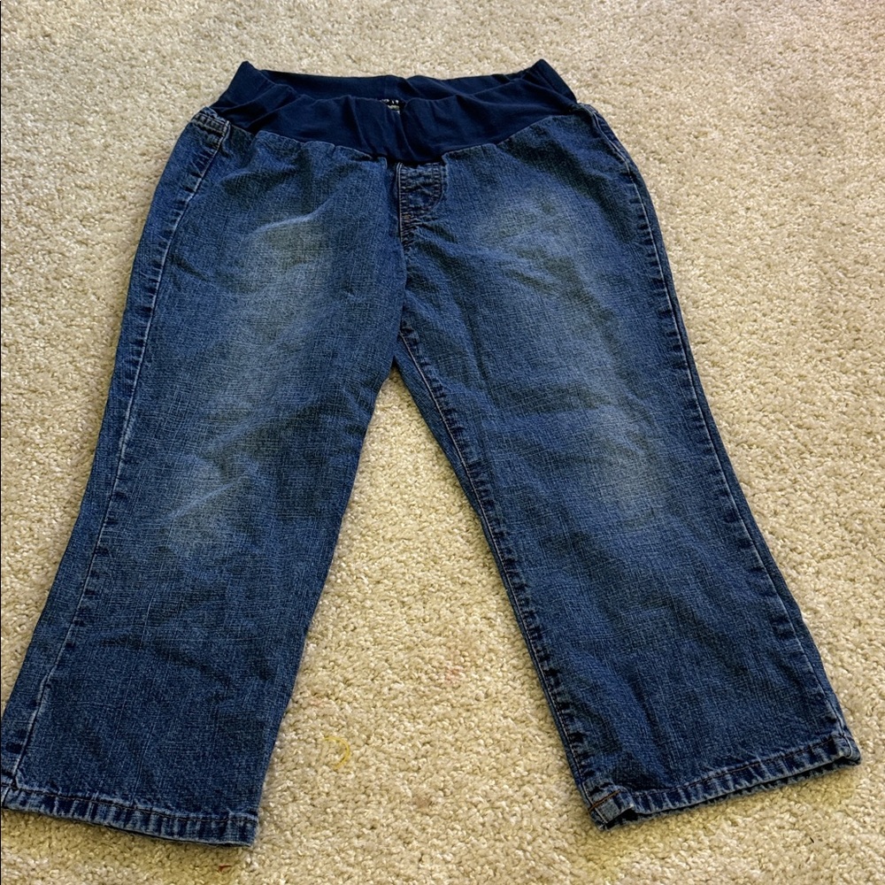 Motherhood Maternity Navy Blue Capris